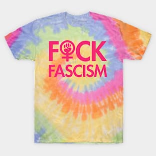 FCK Fascism - censored - hot pink T-Shirt